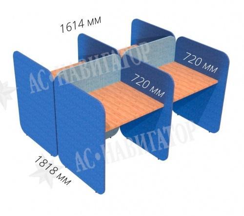 Секция для колл-центра 4-местная AC78.2.2RV